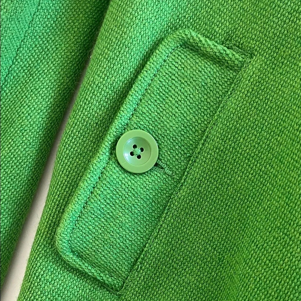 Gap Girls Wool Blend Pea Coat L Apple Green Peter Pan Collar Retro